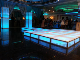 Sweet Sixteen Light Up Dance Floor Rental Pompano Beach