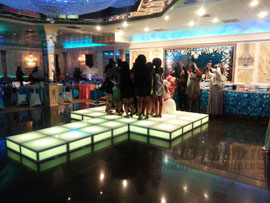 Sweet Sixteen Pompano Beach Lighted Dance Floor Rental